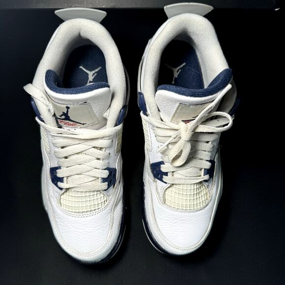 Size 6.5 - Nike Air Jordan 4 Retro GS Midnight Navy 2022 Men's Shoes - Picture 4 of 9